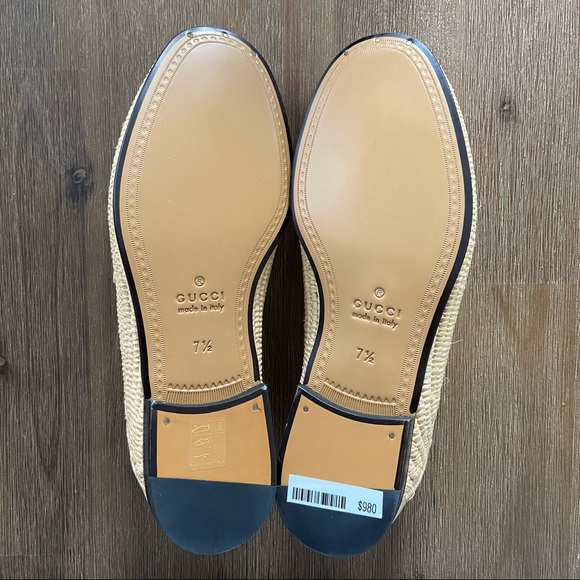 Gucci raffia agadir leather loafers - Picture 6 of 13